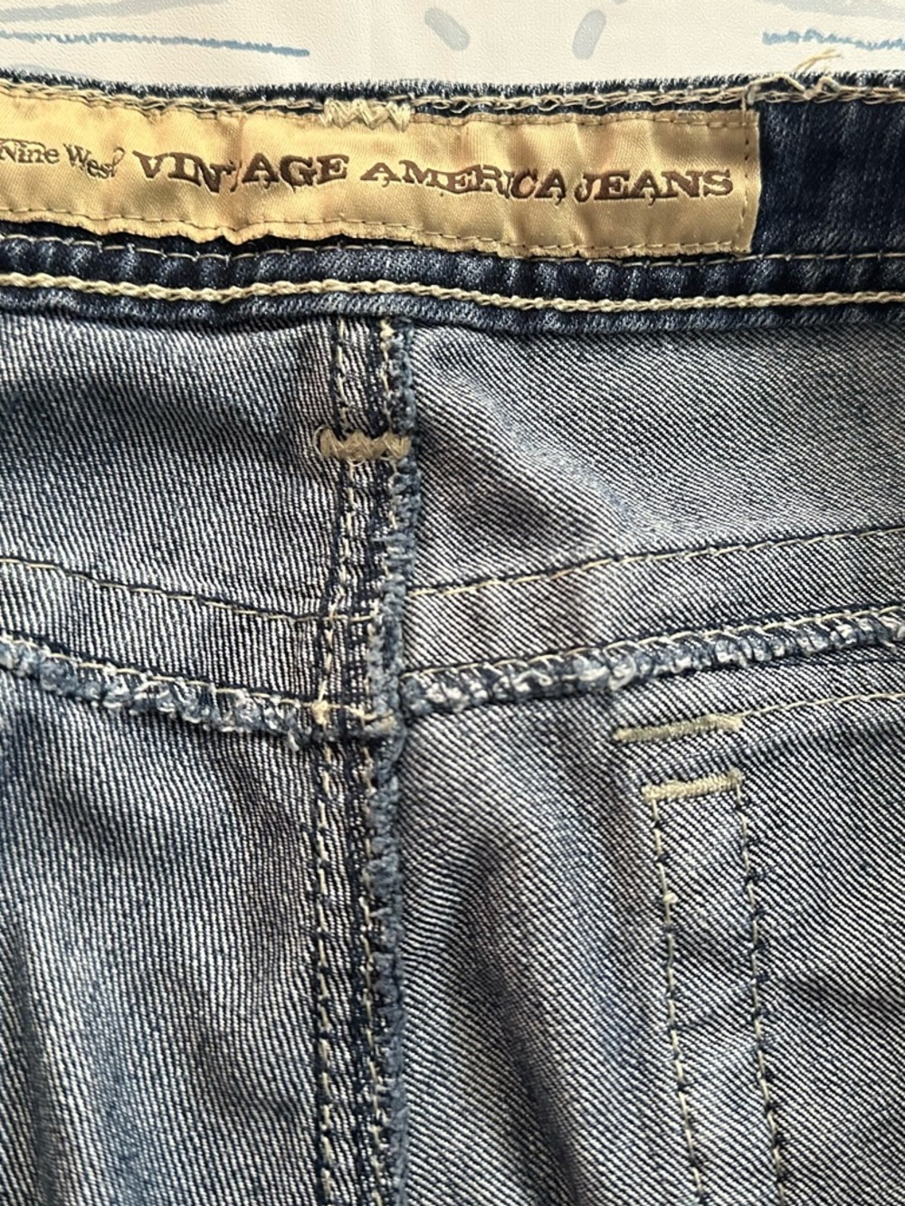Nine West Vintage American Mid Rise Bootcut Jeans Women's Size 12 - Picture 11 of 12